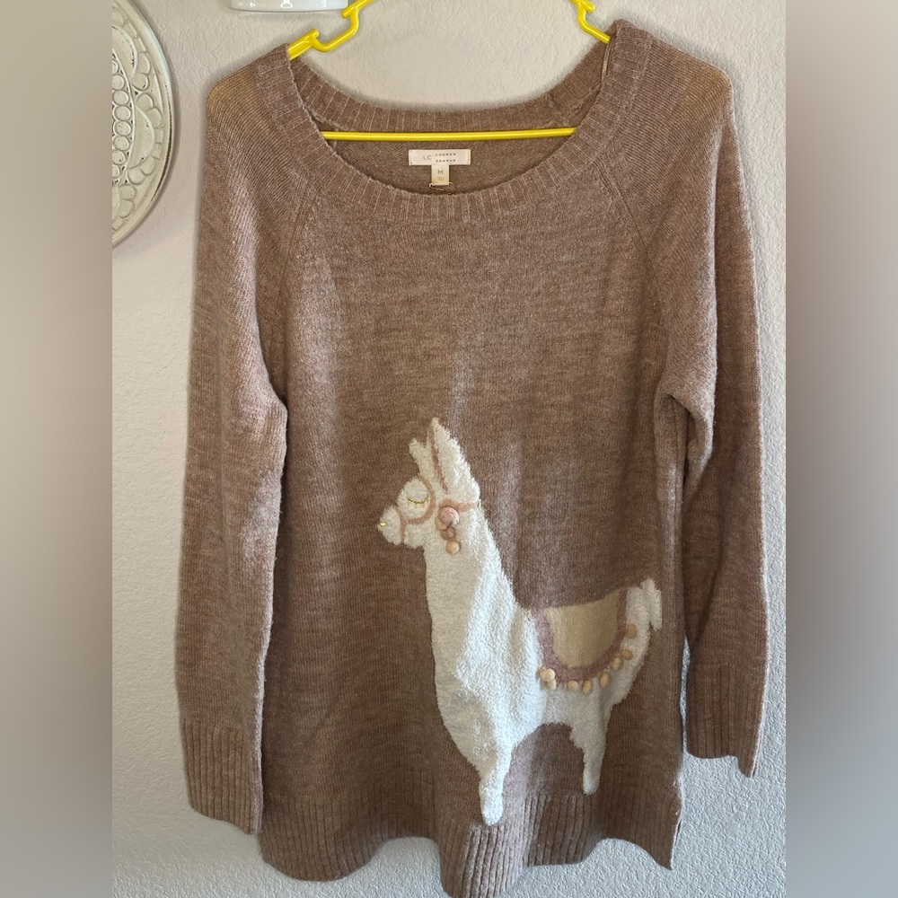 Lauren Conrad Llama Sweater - M perfect shape